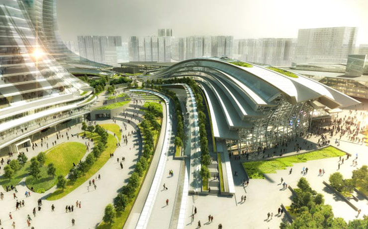 high-speed rail station